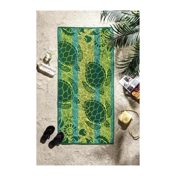 Özdilek Nice Swimming Turtles Plaj Havlusu 70x150 Cm