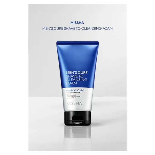 Özel İçerikleriyle Nemlendiren, Temizleyen Tıraş Köpüğü Men's Cure Shave To Cleansing Foam