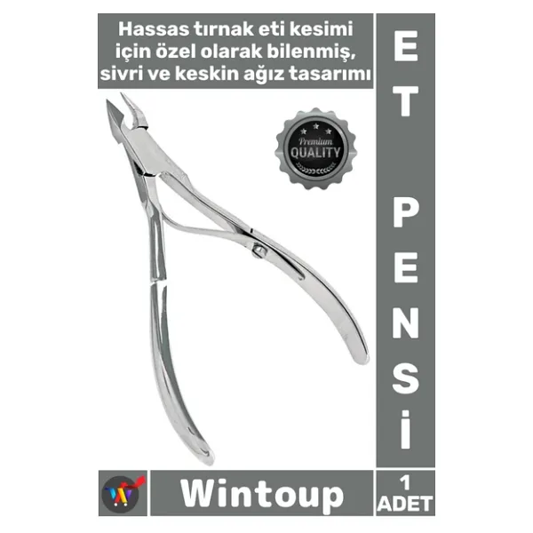 #Pens Dayanıklı Keskin Ergonomik Hijyenik Profesyonel Manikür Pedikür Makası Metal Tırnak Et Pensi