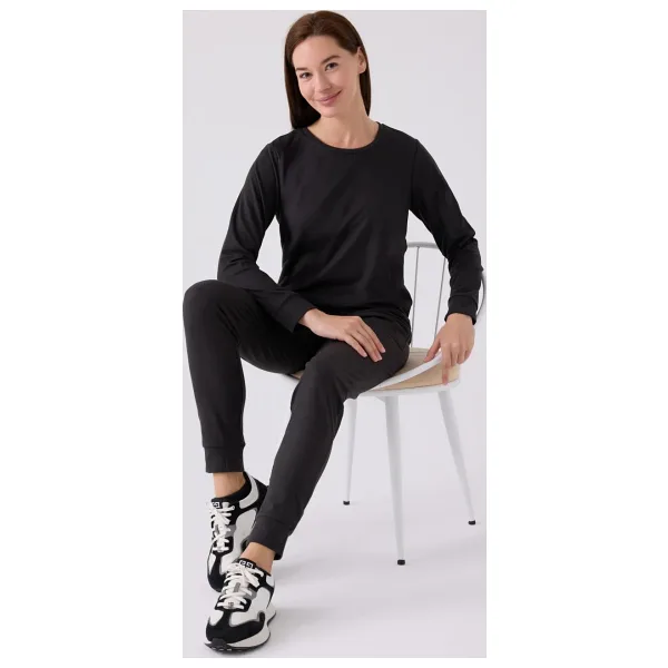 Pierre Cardin 8925 Embroidered Kadın Uzun Kol Pijama Takım