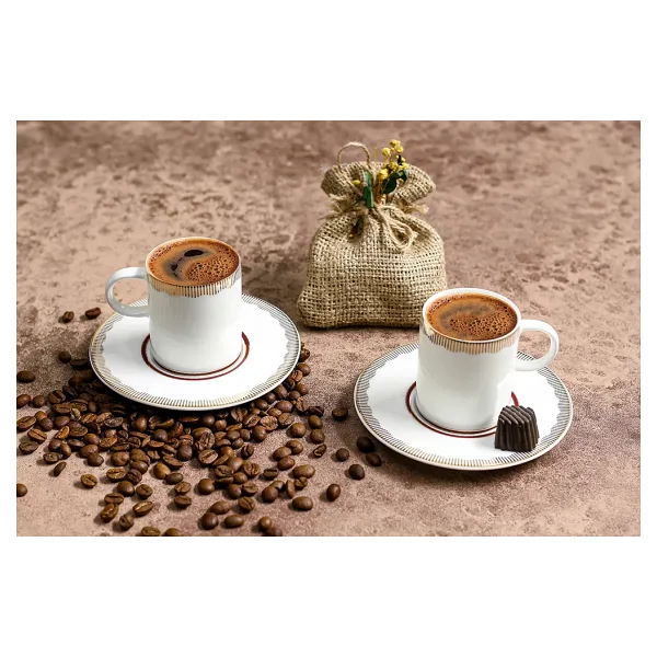 Porland Limoges Rosehip 2 Kişilik Kahve Takımı 85cc