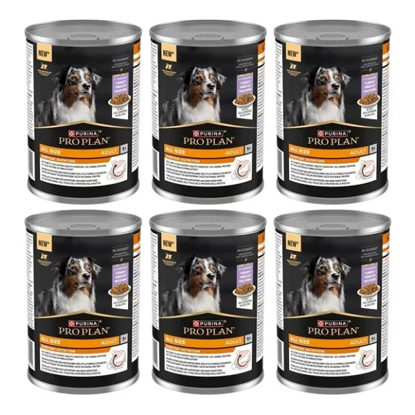 Pro Plan Hindi Etli Yetişkin Köpek Konservesi 400 Grx6 Adet
