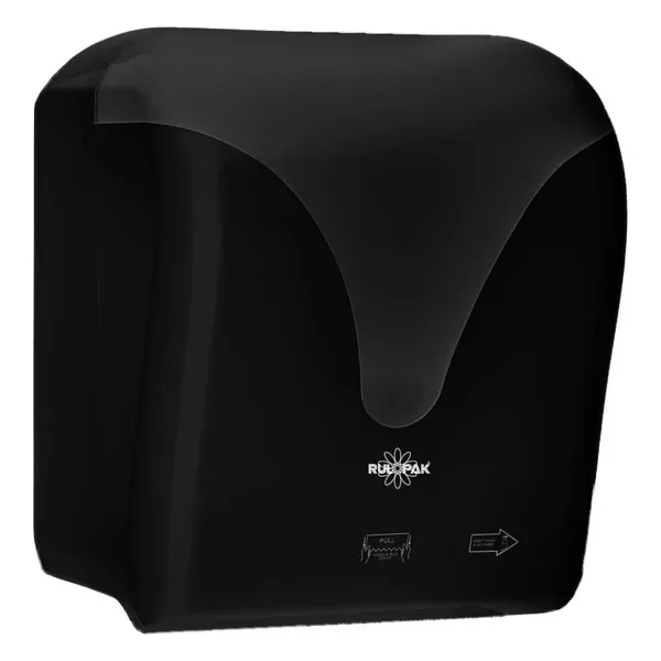 Rulopak Elite Autocut 21 cm Siyah Havlu Dispenseri