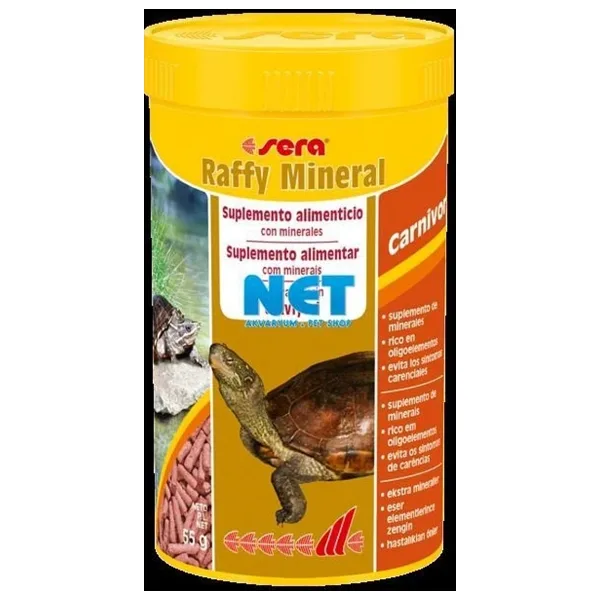 Sera Raffy Mineral 250 ml Kaplumbağa Yemi