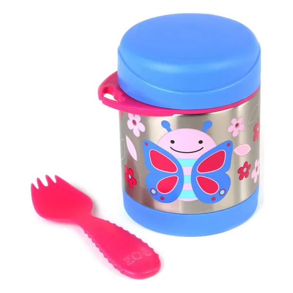 Skip Hop Zoo Kelebek Paslanmaz Çelik Termos 325 ml