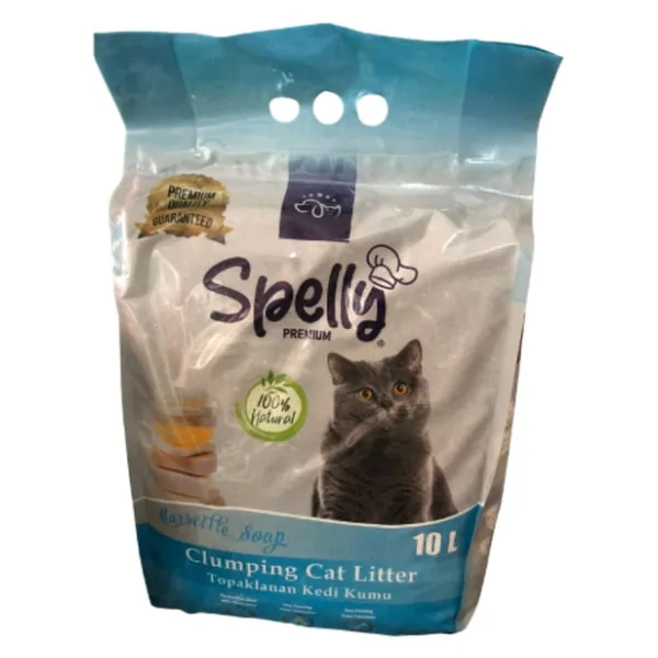 Spelly Premium Marsilya Sabunu Kokulu 10 lt Kedi Kumu