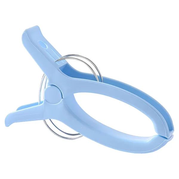 Spelt Havlu Tutucu Büyük Mandal 16 Cm Büyük Xl Plaj Havuz Şezlong Mandalı Açık Mavi