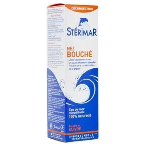 Sterimar Blocked Nose Hipertonik Deniz Suyu Tıkalı Burun Spreyi 100 ml