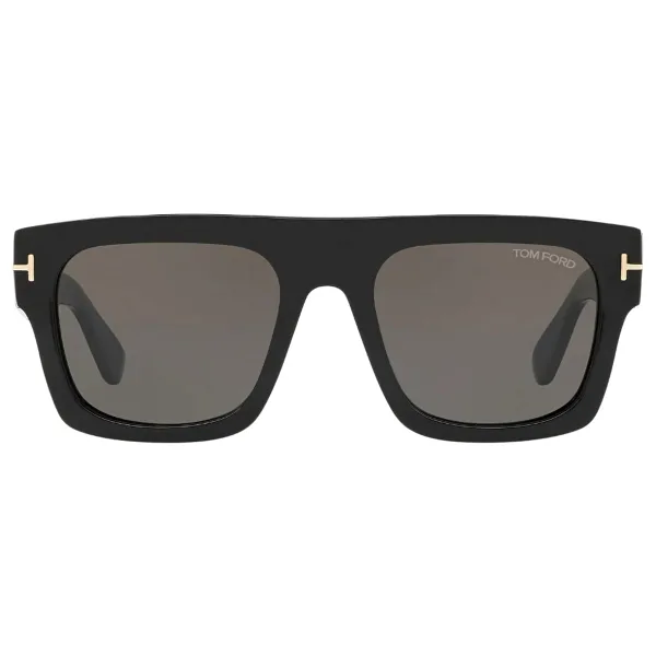 Tom Ford Fausto FT0711 01A Shiny Black-Smoke Erkek Güneş Gözlüğü