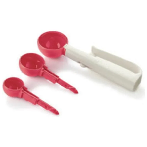 Tupperware - Porsiyonlama Kaşığı 3 Başlıklı - Renkli