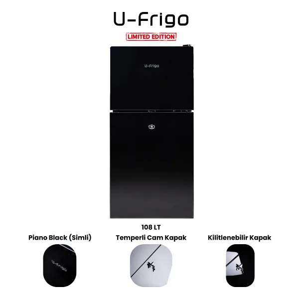 U-Frigo Limited Edition 12-24 V 108 Lt Kompresörlü Marin Karavan Buzdolabı