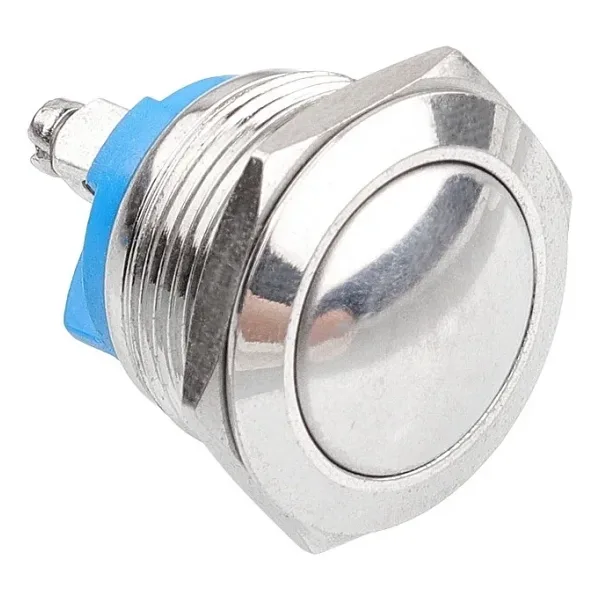 WD19H-Q0 19mm Bombeli Yaylı Metal Buton