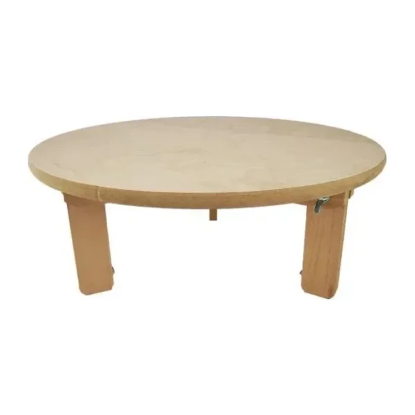 1-2 Kişilik Ahşap Katlanır Ayaklı Yer Sofrası 38Cm