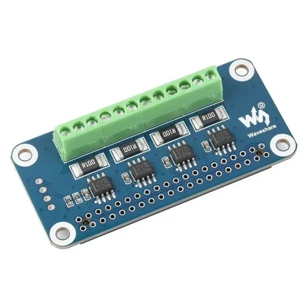 4 Kanallı Akım/Gerilim/Güç Monitör Raspberry Pi HAT