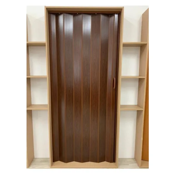 Akordeon Kapı Kibar Modeli, Ceviz Ahşap Desenli, 84x216cm