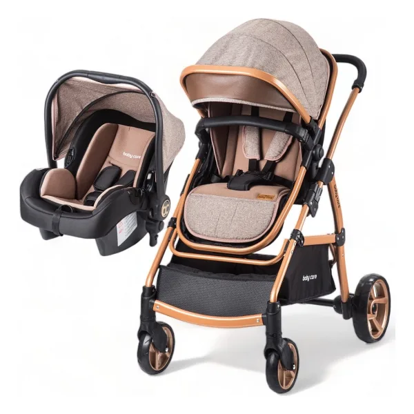 Baby Care BC-315 Safari Pro Kahverengi Travel Sistem Bebek Arabası