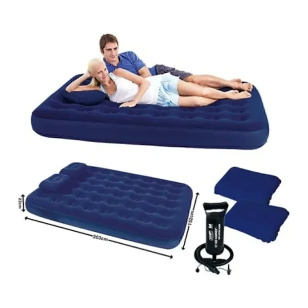 Bestway 67374 Pompa ve Yastıklı Çift Kişilik Şişme Yatak