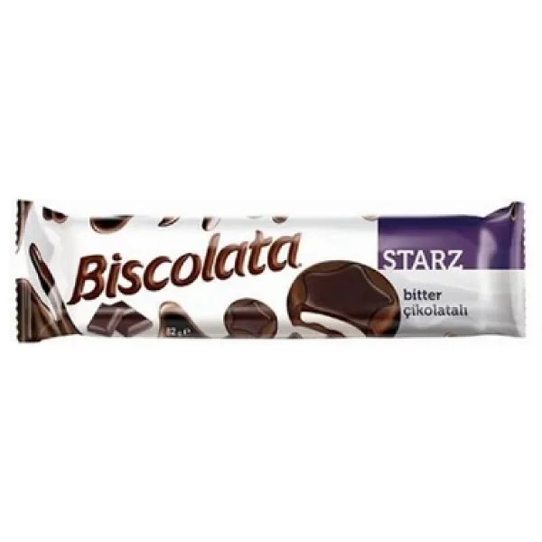 Biscolata Starz Çikolata Kaplamalı Bisküvi 82 gr