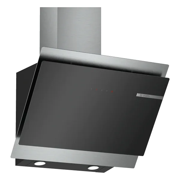 Bosch DWK68AK60T Siyah Cam Duvar Tipi Davlumbaz