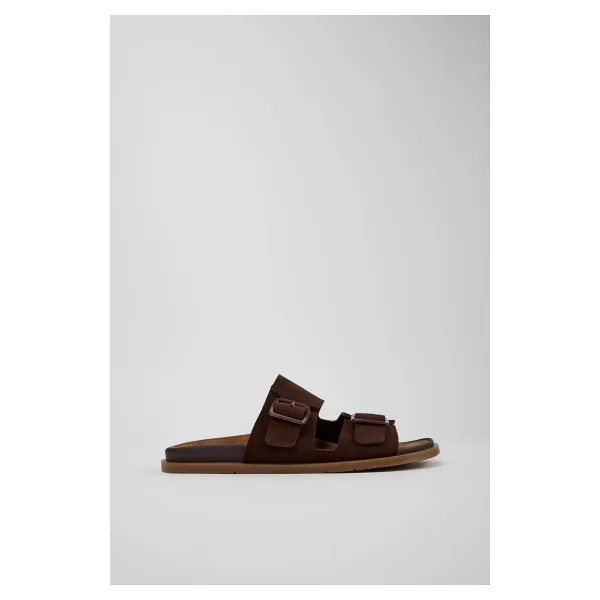 Camper Lluc K101091-005 Koyu Kahverengi Erkek Terlik