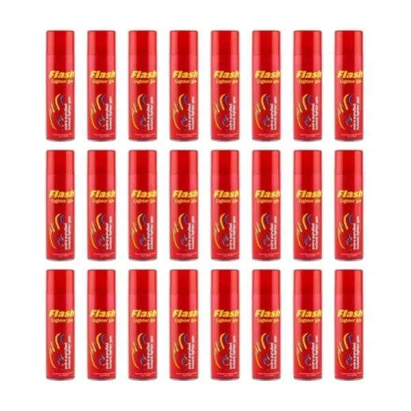 CAMPING TIME Flash Lighter Çakmak Gazı 270 ml 24 Adet Parlı 8699621150502