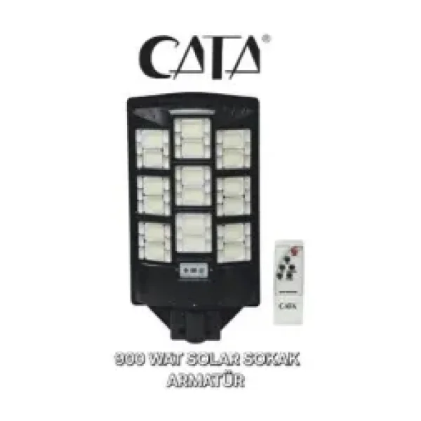 Cata Supernova CT-4644 900 W Sensörlü Güneş Enerjili Sokak Armatürü