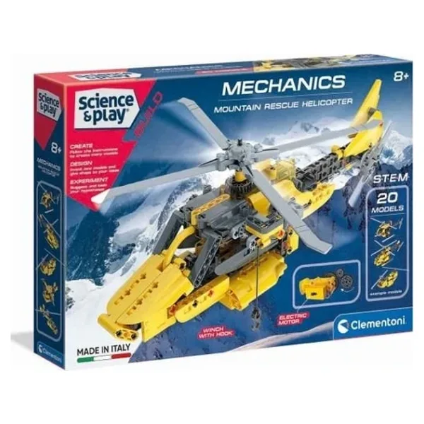 Clementoni Mekanik Laboratuvarı Kurtarma Helikopteri 75063