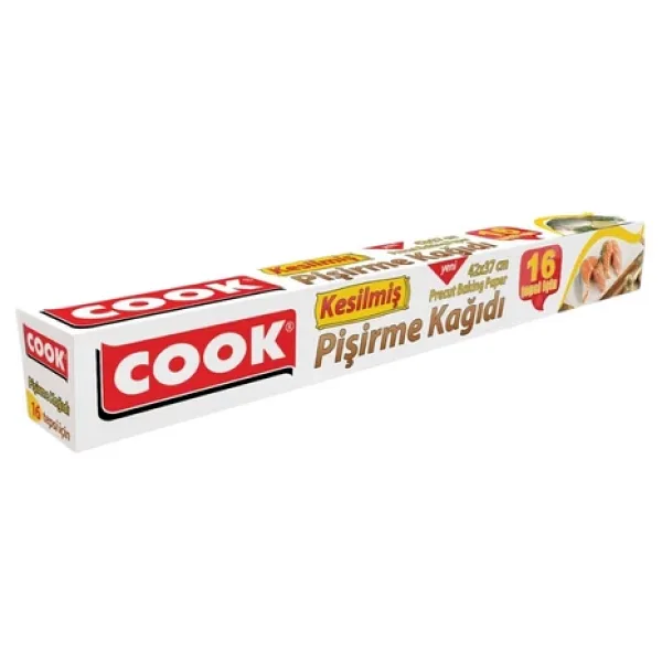 Cook Kesilmiş Yağlı Pişirme Kağıdı 16 Yaprak