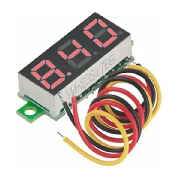 Dijital Mini Voltmetre DC 0V-100V Gerilim - Voltaj Ölçer