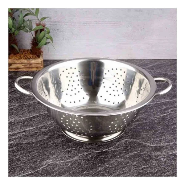Epinox Çelik Makarna Süzgeci 24 cm