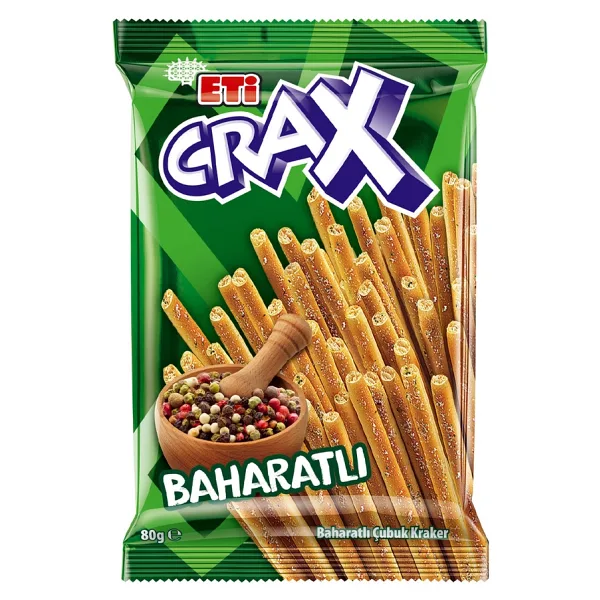 Eti Crax Baharatlı Çubuk Kraker 80 gr