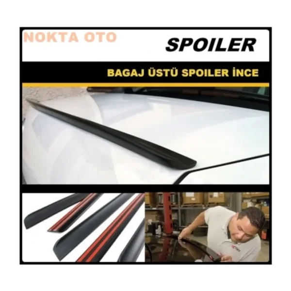 Fıat Linea Uyumlu Bagaj Üstü Spoiler 3,6cm X 135cm