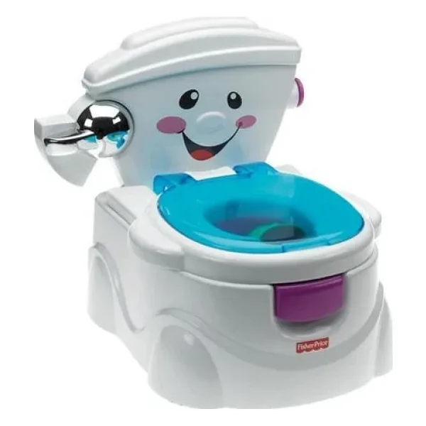 Fisher Price BMD23 Mavi Eğitici Eğlenceli Tuvalet