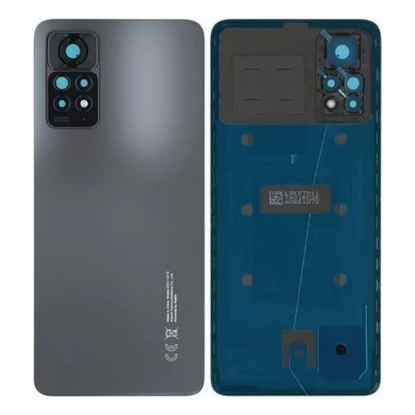 Fodos Redmi Note 11 Pro 4G Uyumlu Arka Pil Batarya Kapağı Kamera Lensli Siyah