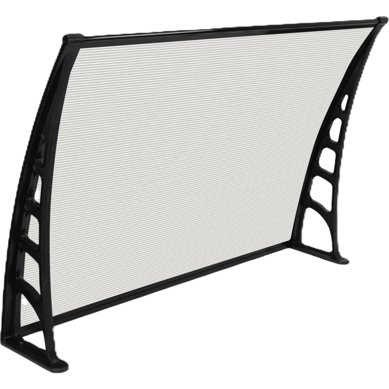 Gardenplast Crocus Kapı Pencere Üstü Pratik Sundurma 80x120 cm -Şeffaf