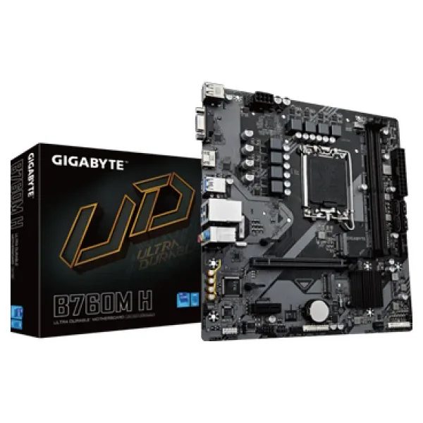 Gigabyte B760M-H Intel LGA1700 DDR4 Micro ATX Anakart