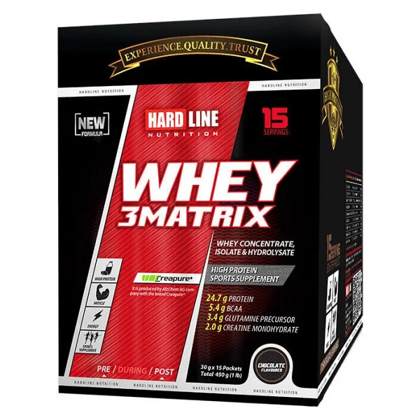 Hardline Nutrition 3 Matrix 30 gr 78 Saşe Whey Protein Tozu