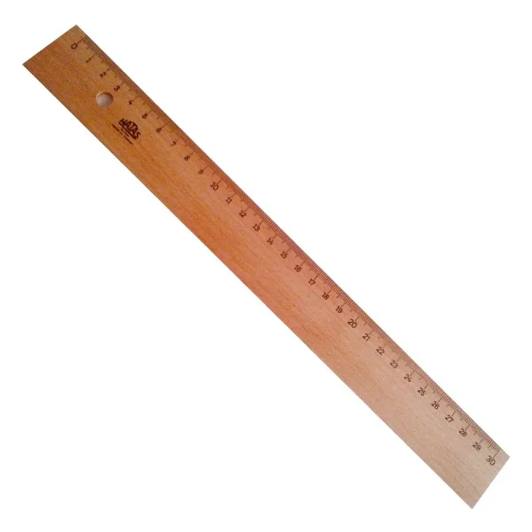 Hatas 0042 30 cm Tahta Cetvel