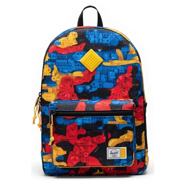 Herschel x LEGO Heritage Genç Su İtici Kumaş Sırt Çantası, 14 Laptop Uyumlu, 26 L