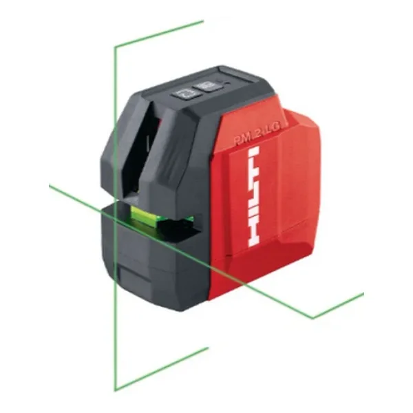 Hilti Çizgisel Lazer Pm 2-Lg ( Yeşil Çizgi ) + Duvar Askısı (Mıknatıslı) Pma 90