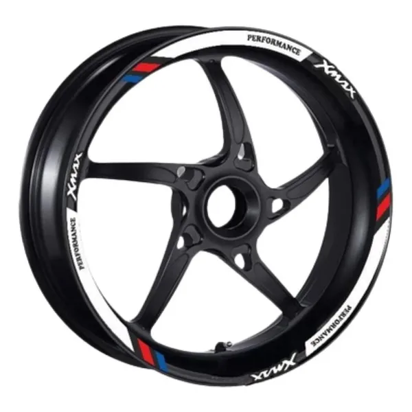 Honda M Power Beyaz Yamaha Xmax Uyumlu 1 Set Jant Şeridi
