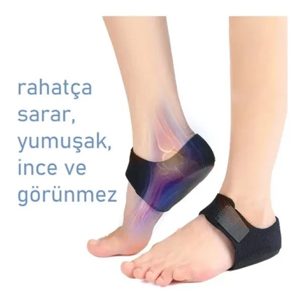 Ht Sağlık Erkek Kumaş Topuk Çorabı - Topuk Çatlağı, Topuk Ağrısı, Topuk Dikeni Ve Yorgun Ayak