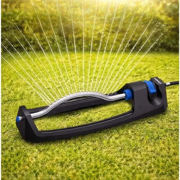 Hyundai 5880 Salınımlı Çim Sulama Fıskiyesi 17 Delik Pirinç Nozul - Bahçe Sprinkler