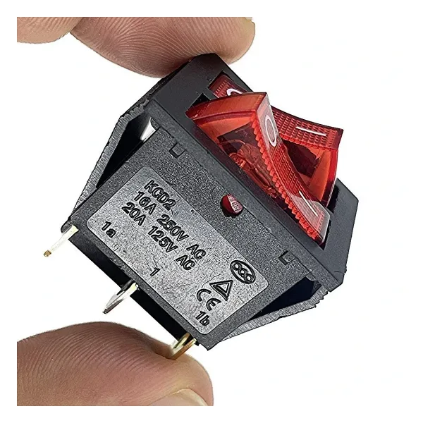 IC-101 İkili Işıklı Anahtar KCD2-2101-A Kalite