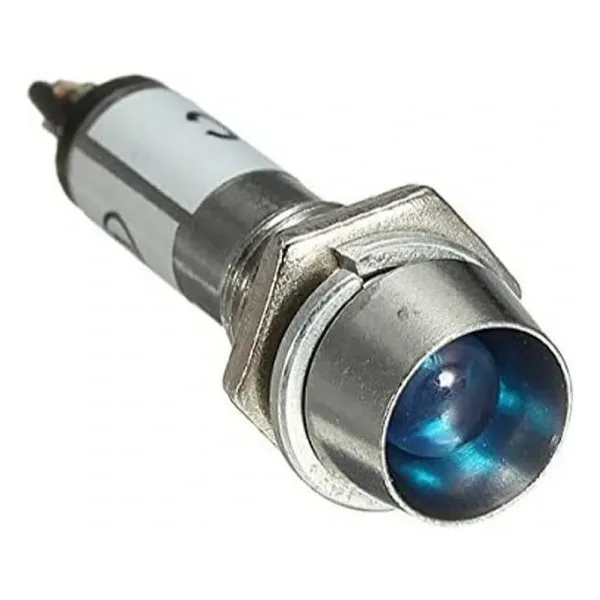 IC-225 8mm Sinyal Lambası Metal 24V Mavi