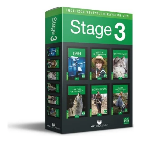 İngilizce Seviyeli Hikayeler Seti - Stage-3- MK Publications