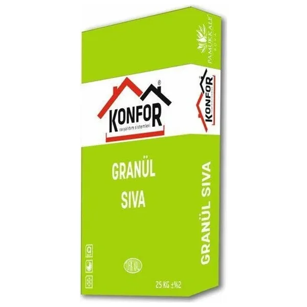 Konfor Granul Siva Ince Beyaz 25 Kg
