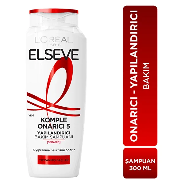 L'Oreal Paris Elseve Komple Onarıcı 5 Yapılandırıcı 300 ml Şampuan