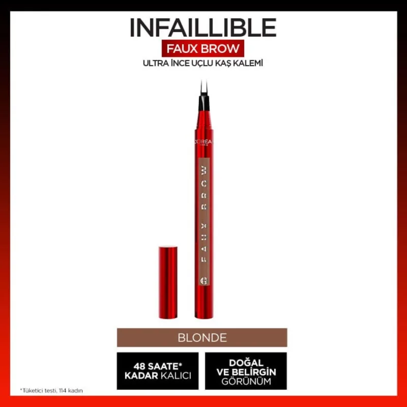 L'Oreal Paris Infaillible Faux Brow Ultra İnce Kaş Kalemi