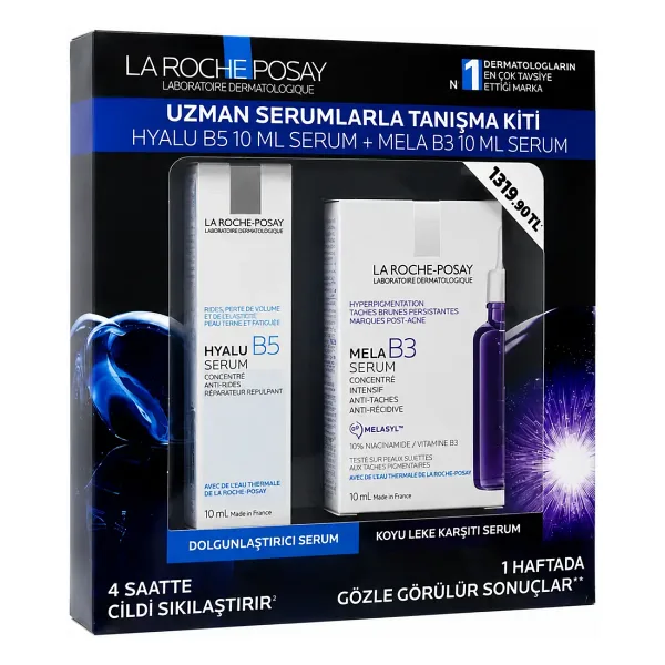 La Roche Posay Hyalu B5 Serum 10 Ml + Mela B5 Serum 10 Ml Set